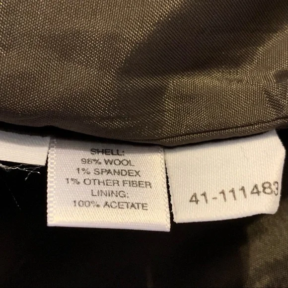 Ann Taylor/ Ann Taylor Straight Wide leg Trousers Wool Dress Pants Size 2. - Picture 15 of 15